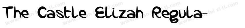 The Castle Elizah Regula字体转换
